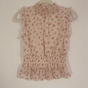 Japna Pink Floral Print Blouse
